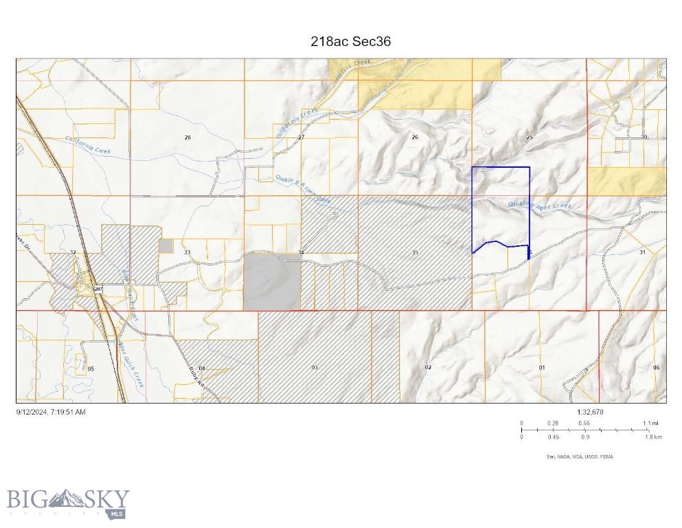 219+ ac Mill Gulch Road