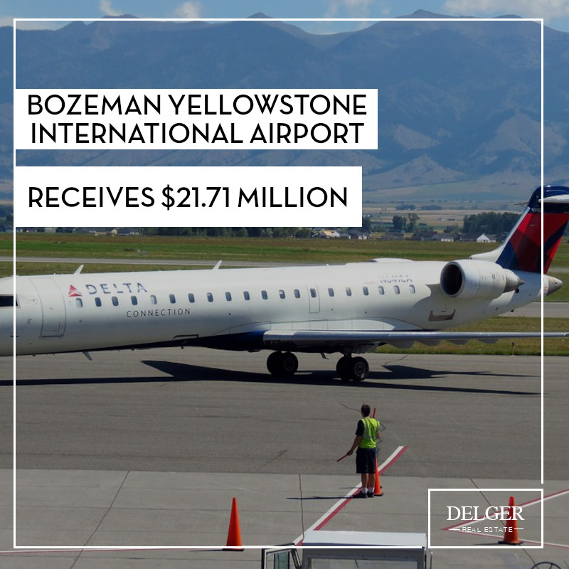Bozeman Yellowstone International Airport Receives $21.71 Million