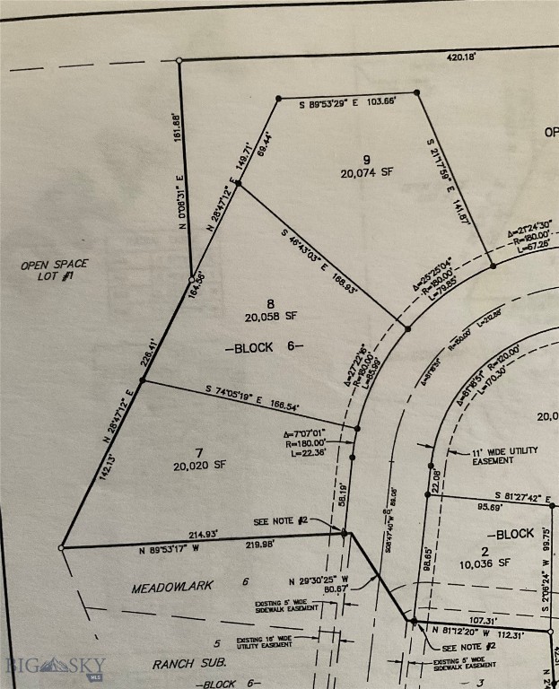 Lot 8 block 6 Phase 5 Meadowlark Ranch